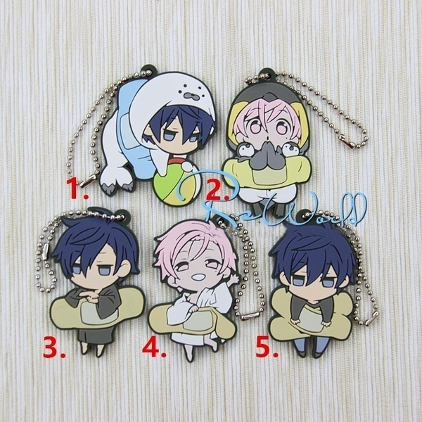 Anime Yaoi 10 Count Rihito Takarai Ten Count Rubber Keychain Key Ring Rare Wish