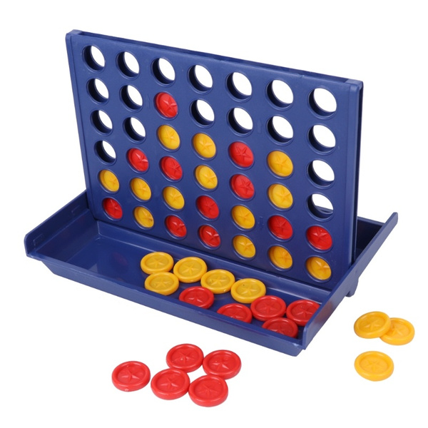 Line Up 4 Travel Car Game Connect Board Portable Family Four in a Row Fun