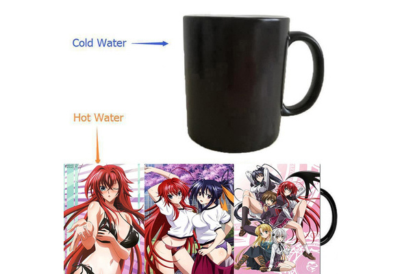 High School Highschool DxD Mugs Anime Mugs Heat Changing Color Heat Reveal  Magic Beer Tea Coffee Mugen Novelty Ceramic | Wish