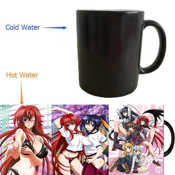 High School Highschool DxD Mugs Anime Mugs Heat Changing Color Heat Reveal  Magic Beer Tea Coffee Mugen Novelty Ceramic | Wish