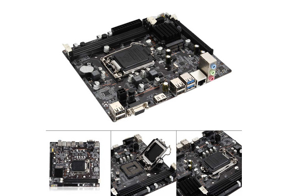 NEW for Intel H61 Socket LGA 1155 DDR3 MicroATX Computer Motherboard Mainboard 