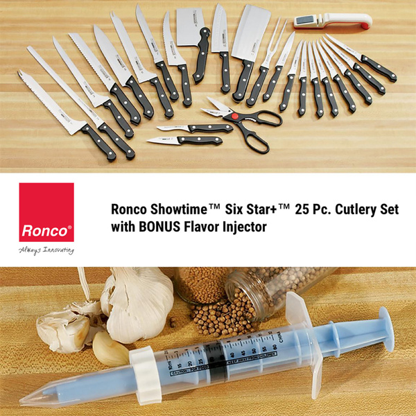 Ronco Six Star+ 25-Piece Knife Set