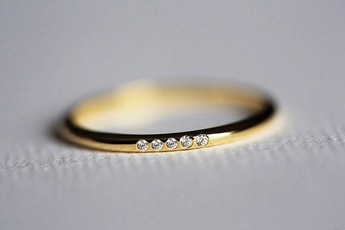 Couple Rings, yellow gold, DIAMOND, Love
