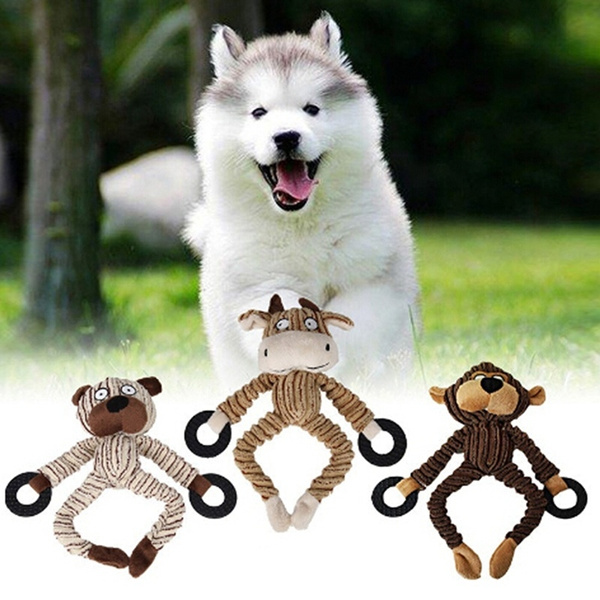 Funny Cute Fashionable Corduroy Naughty Monkey Pet Toy for Training | Wish