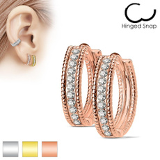 Steel, Earring, Jewelry, Beaded