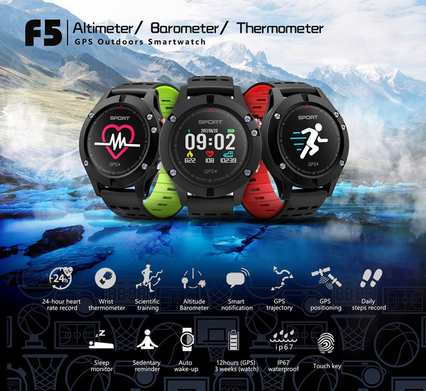 Watch with discount altimeter and gps