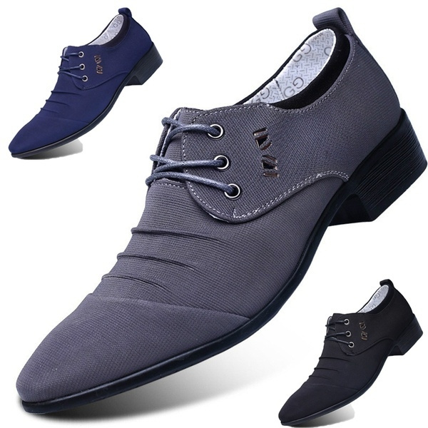 Fashion Men’s Dress Formal Oxfords Leather shoes Business Casual Shoes Loafers 
