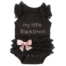 Infant, black dress, Lace, Dress