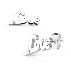 Steel, Love, Jewelry, Stainless Steel