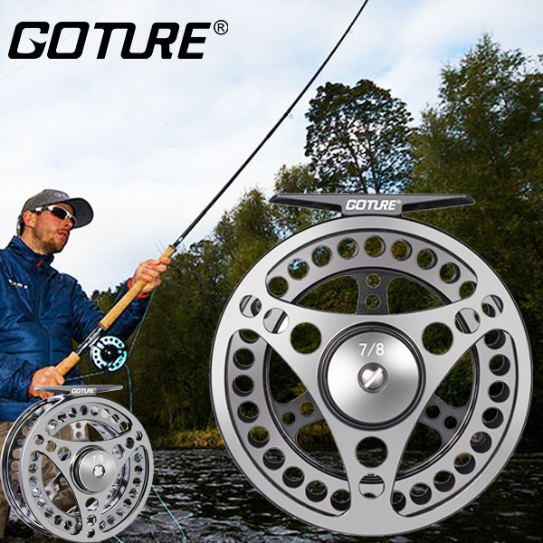 Large Arbor Fly Reel CNC Aluminum Alloy Fly Fishing Reel