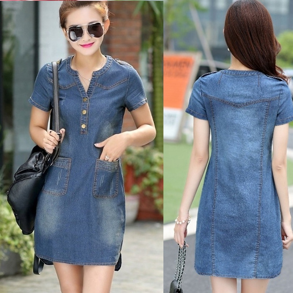 African Women's Plus Size Denim Dress Mother Wash Denim Dress - China Plus  Size Denim Dress and Plus Size Denim Dresses price | Made-in-China.com