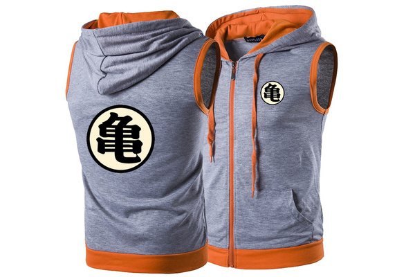 Dragon ball sleeveless hoodie sale