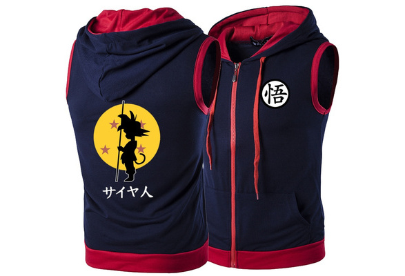 Dbz discount sleeveless hoodie