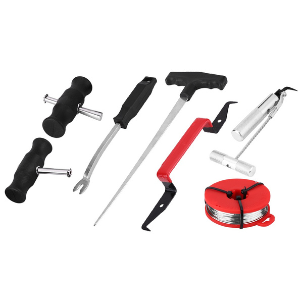 7 Pcs Professional Car Automotive Windshield Removal Tool Wind Glass Remover Kit 7 Pcs Professional Car Automotive Windshield Removal Tool Wind Glass Remover Kit