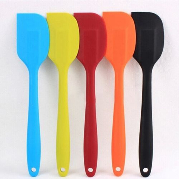 Kitchen Silicone Cream Butter Cake Spatula Mixing Batter Scraper