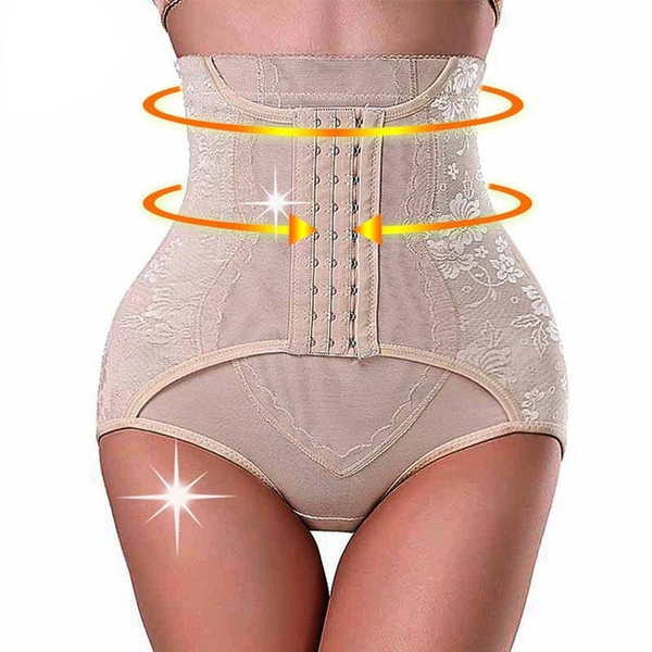 High Waist Training Tummy Control Panties Butt Lifter Body Shaper Corsets  Hip Abdomen Enhancer Shapewear Underwear Panty Hooks