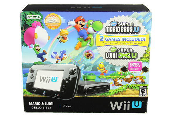 Nintendo Wii U Deluxe Set: Super Mario Bros U & Luigi U (32 GB)