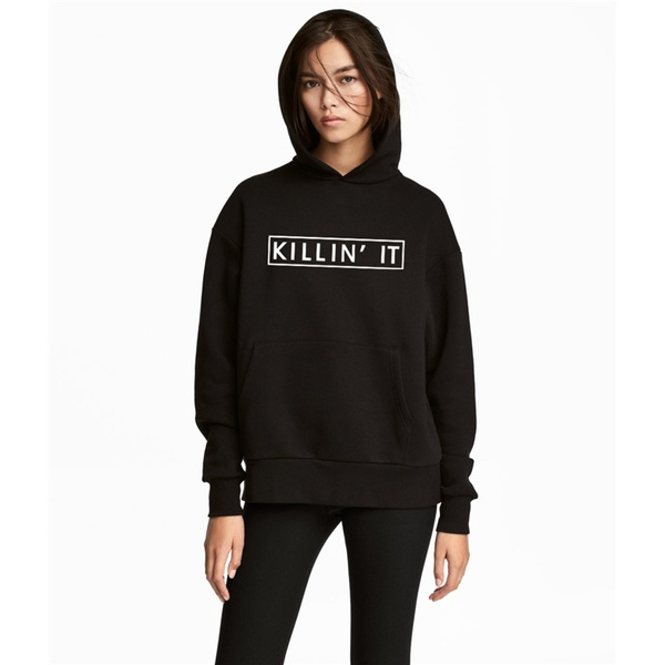 Killin' It Graphic Hoodie Trendy Hooded Sweatshirt Pullover Fleece Sweater 
