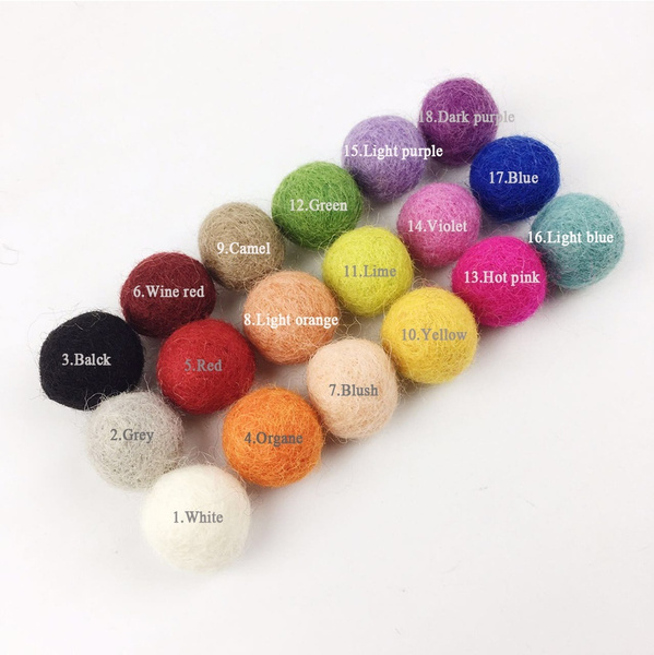 Wool felt deals balls wholesale