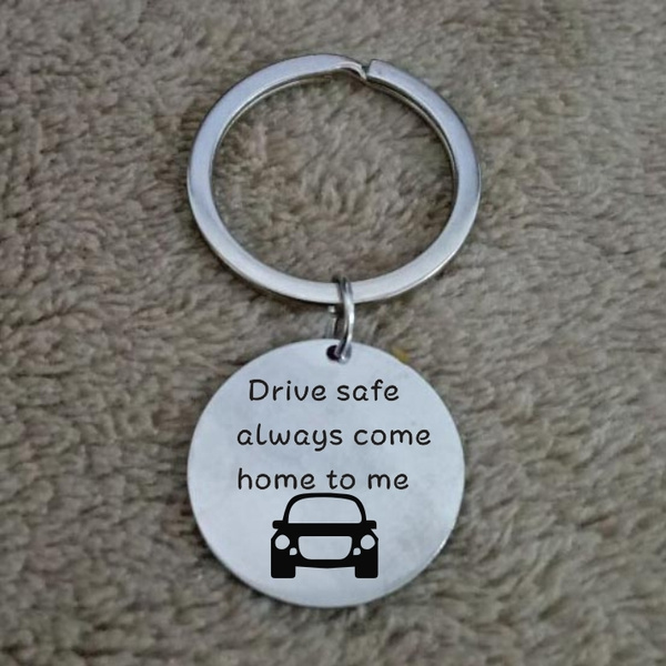 WSNANG Truck Driver Gifts Keep Me Safe Get Me Home Trucker's Prayer Keychain Gift for Truck Drivers Dad Husband