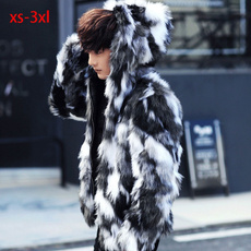 fur coat, hooded, Winter, Coat