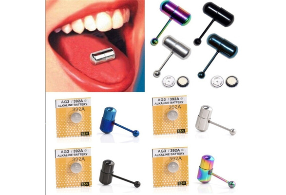 vibrating tongue bar batteries A vibrating tounge piercing.... : r/WTFwish main image 1