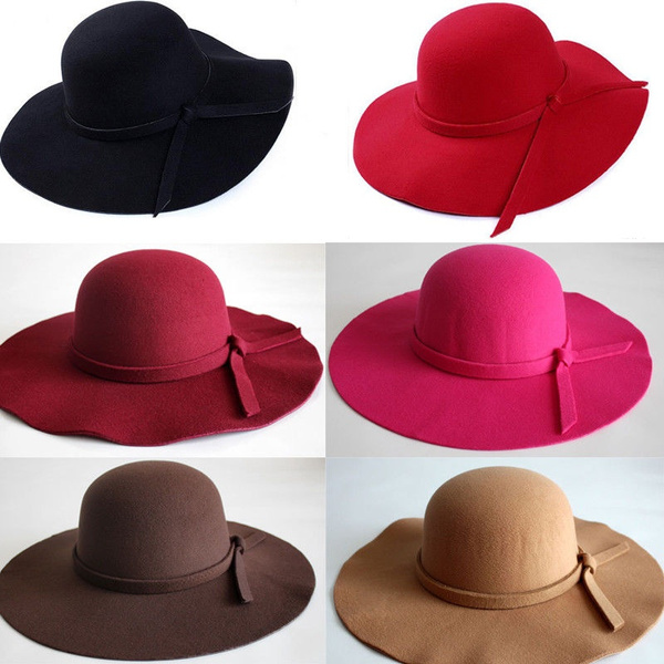 Fashion Felt Hat Trilby Bowler Cool 