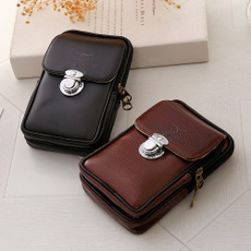 leather wallet, Outdoor, cellphone, multifunctionbusinesswaistbag