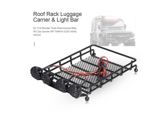 RC4WD RC Roof Rack Luggage for 1:10 HPI CC01 AXIAL SCX10 RC4WD D90  Crawler 