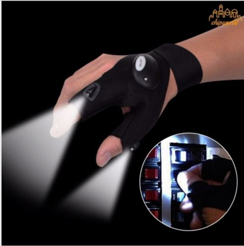 Useful LED Light Finger Lighting Gloves Auto Repair Outdoors Flashing Artifact