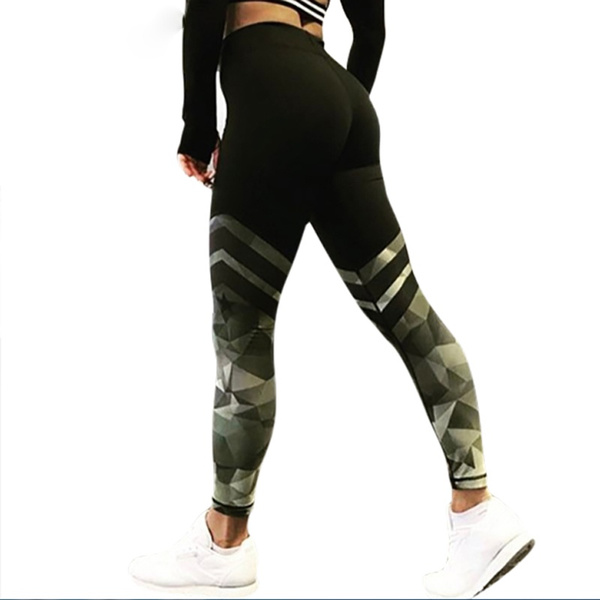 Push up raya camuflaje culturismo fitness legging polainas las mujeres de ropa deportiva athleisure mujer pantalón venta | Wish