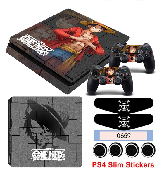 Ps4 Controller For Palystation 4 Ps4 Slim Suface Led Light Bar Skin Sticker Decals One Piece Wish