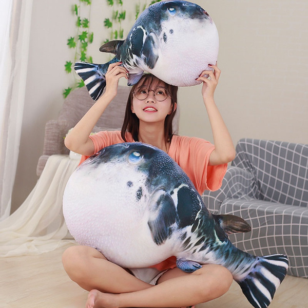 puffer fish soft toy