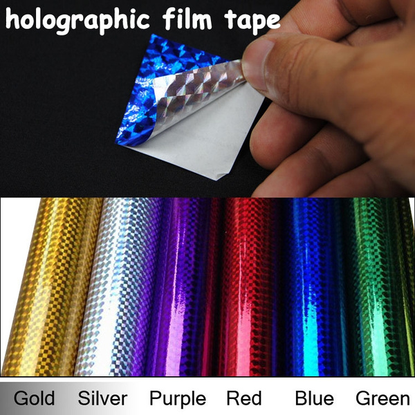 Trout Fishing Lure Tackle Holographic Adhesive Film Flash Tape Fly