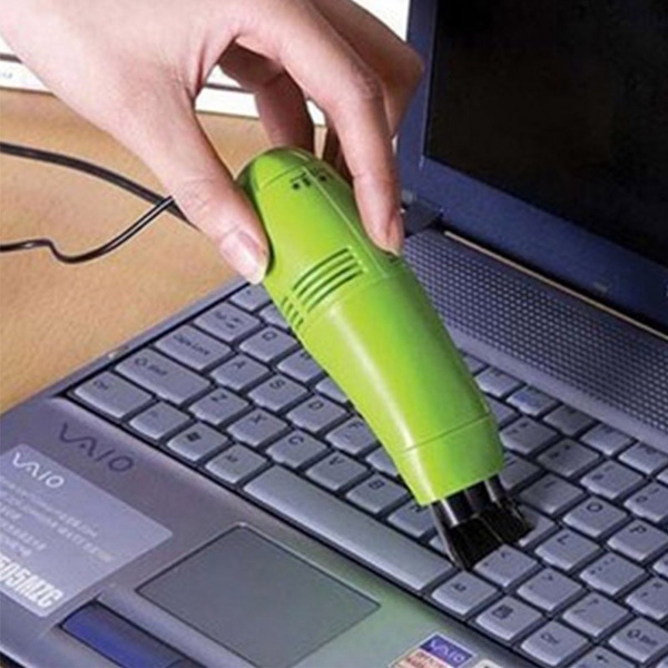Appearantes Mini Computer Vacuum USB Keyboard Cleaner PC Laptop Brush Dust Cleaning tool black