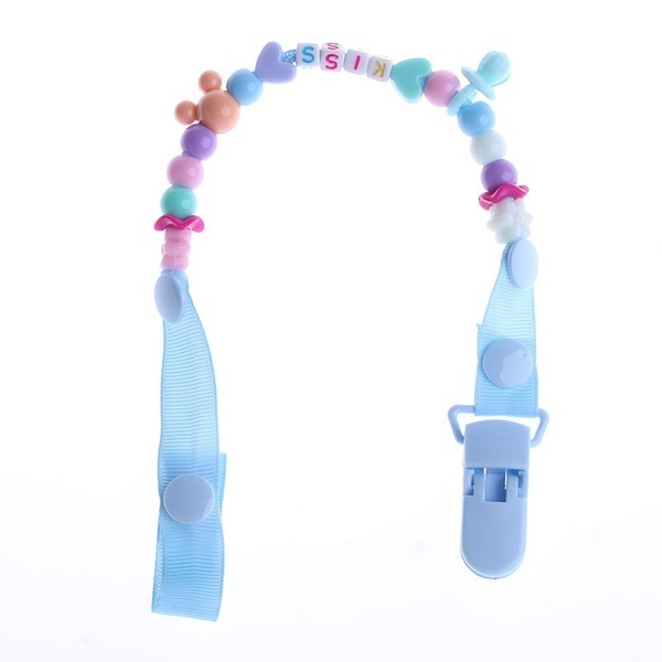 Toddler Baby Hand Made Dummy Pacifier Clip Chain Holder Soother Nipple Strap 