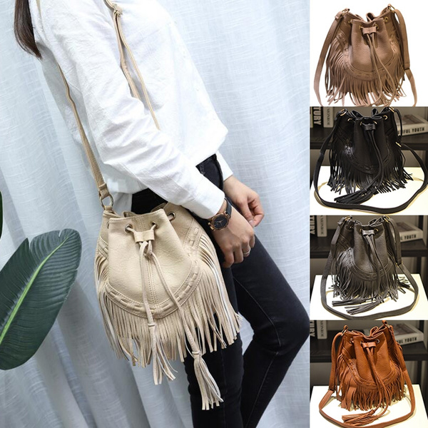 Hippie Tassel Leather Bags