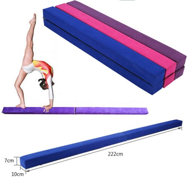 Sectional Folding Balance Beam Gymnastics Skill Performance Training Sports 