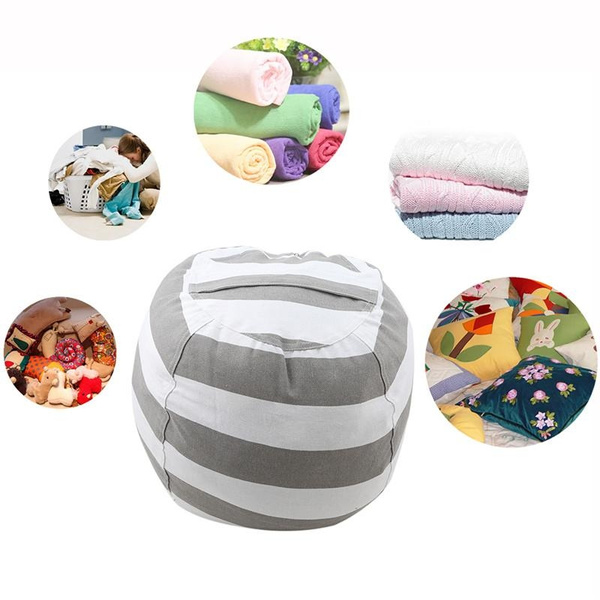 Stuffable Animal Toys Storage Bean Bag Stuffed Kids Plush Toys ...