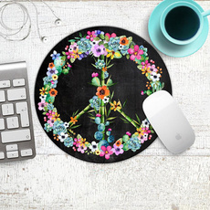 Flowers, peacesign, Office, chalkboardpeace