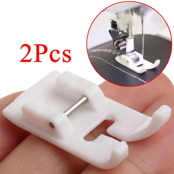 2Pcs Sewing Machine Presser Foot Snap on Teflon Foot for Brother Singer