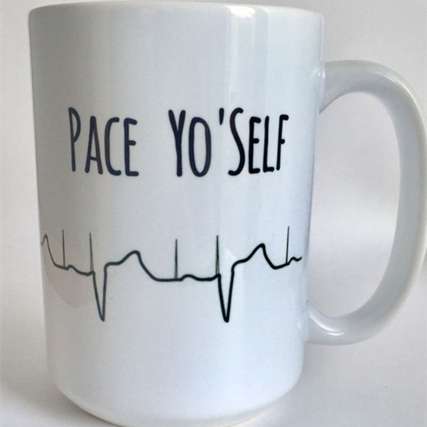 Battery Operated Pacemaker Recipient Heart Attack Coffee Mug