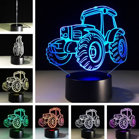 Tractor Table Lamp 3d Bedroom Touch, Next Tractor Table Lamp