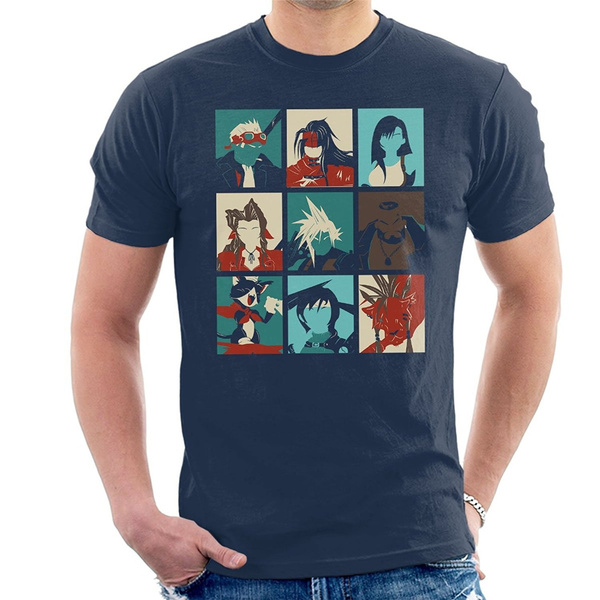 Final Fantasy 7 Pop Art Men's T-Shirt High Quality Mens Clothes O