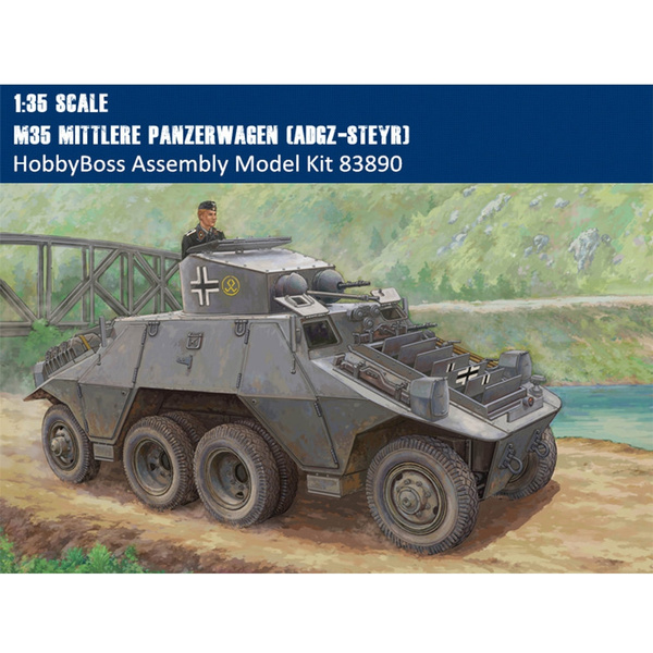 HobbyBoss 1/35 83890 M35 Mittlere Panzerwagen Adgz-steyr Model Kit for sale online 