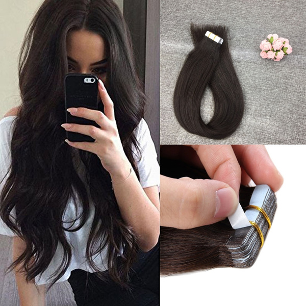 Tape in Skin Weft Hair Extensions Full Head Remy Hair Extension Glam Seamless Tape Hair Adhesive Tape | Wish Tape in Skin Weft Hair Extensions Full Head Remy Hair Extension Glam Seamless Tape Hair Adhesive Tape | Wish