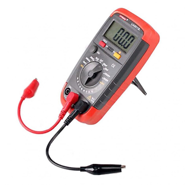 New Non-Auto Range Digital LCD Capacitor Capacitance Test Tester Meter ...