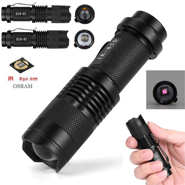 IR 850nm 5w Night Vision Infrared Zoom LED Flashlight Torch Lamp 18650 Set IR 850nm 5w Night Vision Infrared Zoom LED Flashlight Torch Lamp 18650 Set