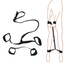  Durable Hand Ankle Back Restraint Belt Couple Adult Sex Game Toys Bondage Rope Harness