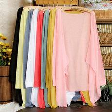 knittedblouse, Summer, cardigan, Long Sleeve